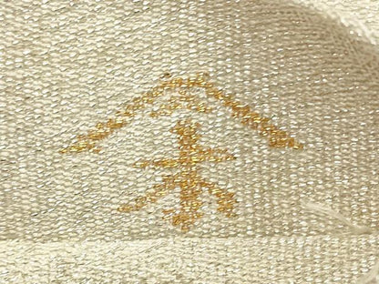 平和屋着物◎綴れ 太鼓柄袋帯 天井花文 金糸 正絹 逸品 DABE8164xg