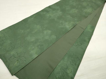 平和屋着物◎六通柄袋帯 葡萄蔦の葉文 正絹 逸品 DABE8172xg