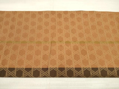 平和屋着物◎九寸名古屋帯 間道 正絹 逸品 DABE8186xg