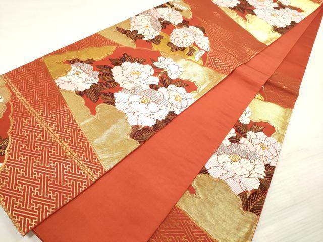 平和屋着物●六通柄袋帯　山桜桃錦　金銀糸　正絹　逸品　DABB7814op 平和屋着物▽六通柄袋帯 舞桜 金糸 正絹 逸品 DABF2236fe - メルカリ