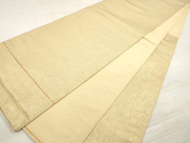 平和屋着物◎太鼓柄袋帯 唐織 作家物 吉祥絵巻文 宝尽くし 金糸 正絹 逸品 DABE8263xg