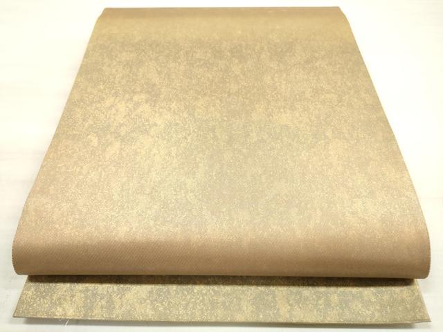 平和屋着物◎六通柄袋帯 霞文 金糸 引箔 正絹 逸品 DABE8271xg