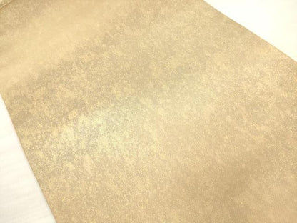 平和屋着物◎六通柄袋帯 霞文 金糸 引箔 正絹 逸品 DABE8271xg