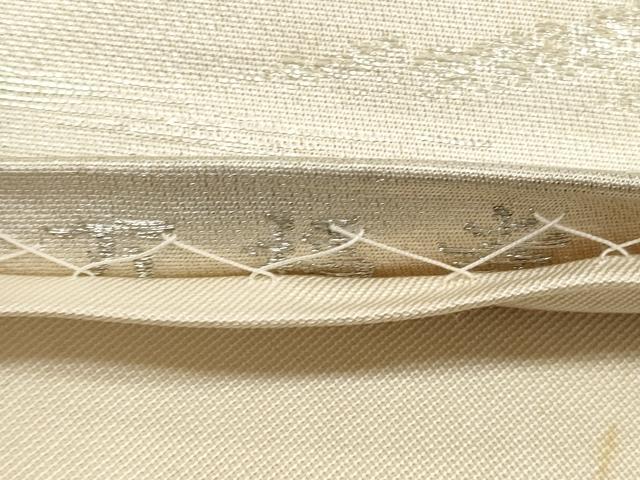 平和屋着物◎六通柄袋帯 万福寺 金銀糸 正絹 逸品 DABE8368xg