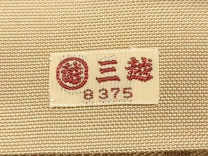 平和屋着物◎六通柄袋帯 流水文 金糸 三越扱い 正絹 逸品 DABE8370xg