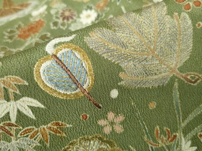 平和屋着物■豪華黒留袖 刺繍 宝尽くし花文 暈し染め 金糸 金彩 正絹 逸品 DABE8548qa