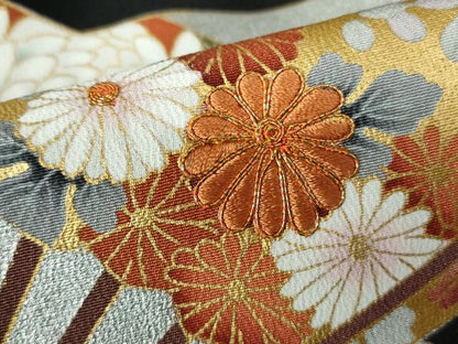 平和屋着物■豪華黒留袖 作家物 駒刺繍 扇面宝尽くし花文 暈し染め 金銀彩 正絹 逸品 DABE8550qa