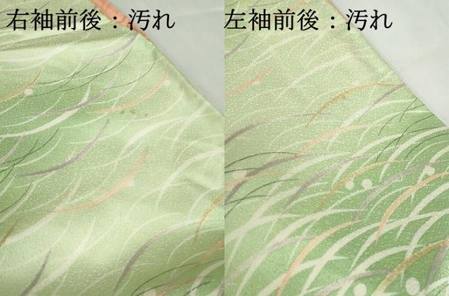 平和屋着物■上質な小紋 露芝文 暈し染め 正絹 逸品 DABE8557qa