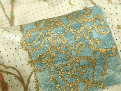 平和屋着物■上質な小紋 蔦の葉鬼灯花文 金彩 正絹 逸品 DABE8558qa
