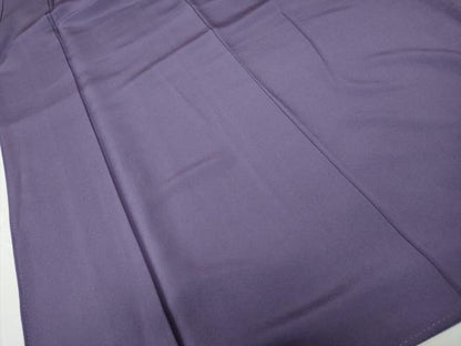 平和屋着物■上質な色無地　鳩羽色　正絹　逸品　DABE8613qa