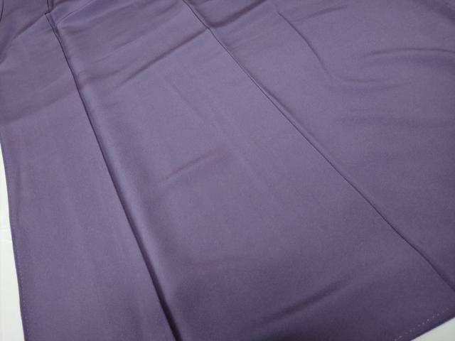 平和屋着物■上質な色無地　鳩羽色　正絹　逸品　DABE8613qa