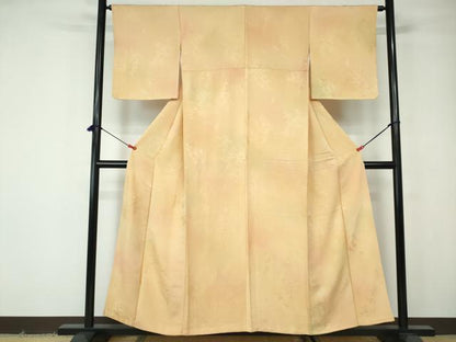 平和屋着物■上質な小紋　風景樹林文　暈し染め　正絹　逸品　DABE8616qa