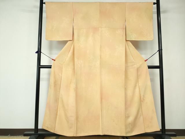 平和屋着物■上質な小紋　風景樹林文　暈し染め　正絹　逸品　DABE8616qa