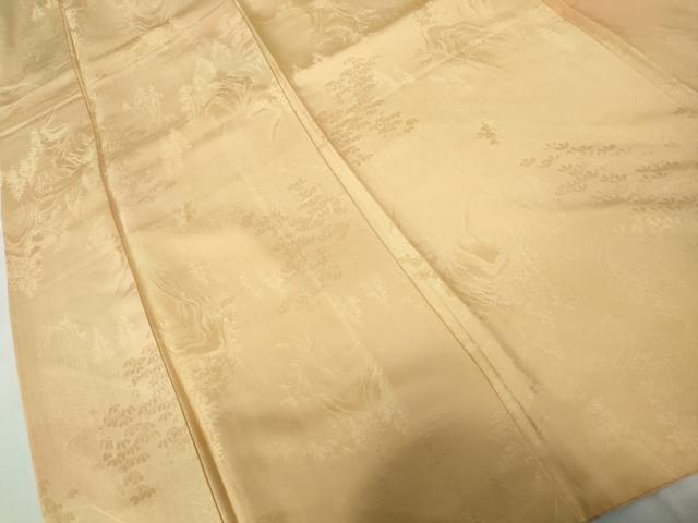 平和屋着物■上質な小紋　風景樹林文　暈し染め　正絹　逸品　DABE8616qa