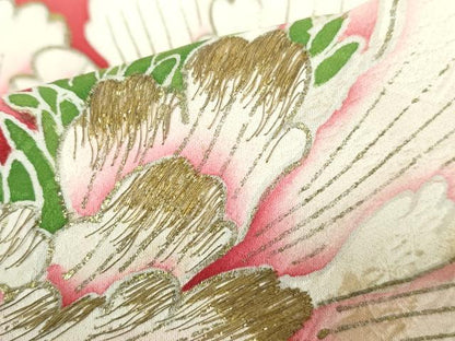 平和屋着物■豪華振袖　乱菊　金糸　金彩　正絹　逸品　DABE8623qa