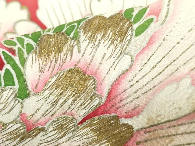 平和屋着物■豪華振袖　乱菊　金糸　金彩　正絹　逸品　DABE8623qa