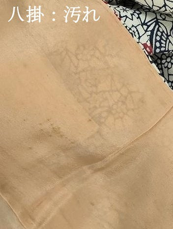 平和屋着物■上質な小紋　型染め　花蝶文　正絹　逸品　DABE8625qa