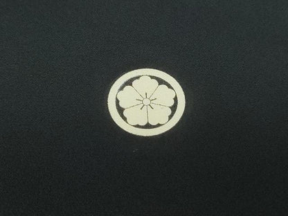 平和屋着物■豪華黒留袖　羽尽くし文　暈し染め　金銀糸　正絹　逸品　DABE8628qa