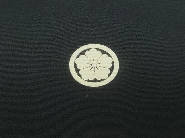 平和屋着物■豪華黒留袖　羽尽くし文　暈し染め　金銀糸　正絹　逸品　DABE8628qa