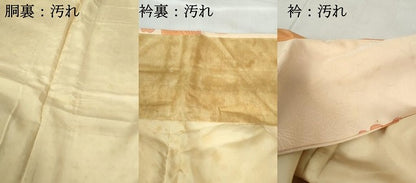 平和屋着物■上質な小紋 地紋起こし 花間道 正絹 逸品 DABE8636qa
