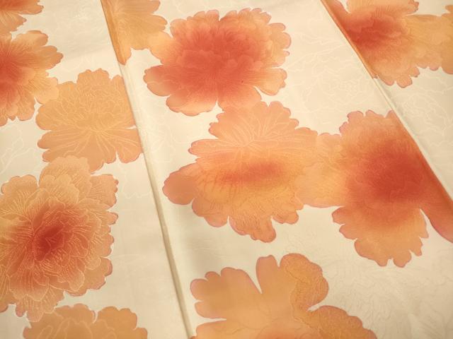 平和屋着物■上質な小紋 地紋起こし 花間道 正絹 逸品 DABE8636qa