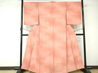 平和屋着物■中国三大刺繍 相良刺繍 訪問着 唐草 暈し染め 正絹 逸品 DABE8650qa