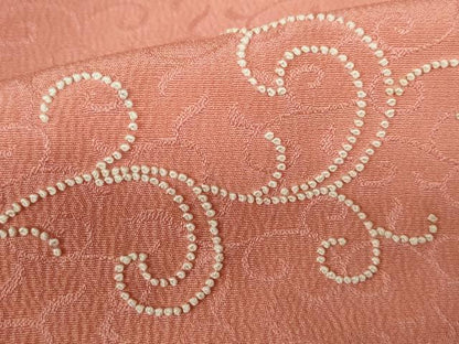 平和屋着物■中国三大刺繍 相良刺繍 訪問着 唐草 暈し染め 正絹 逸品 DABE8650qa