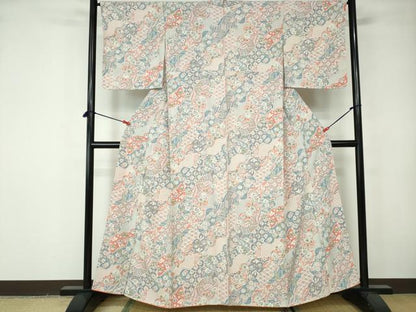 平和屋着物■上質な小紋 辻が花 正絹 逸品 DABE8651qa