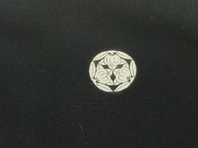 平和屋着物■豪華黒留袖 作家物 御枝松花文 鶴 杉戸絵欄間図 金彩 正絹 逸品 DABE8670qa