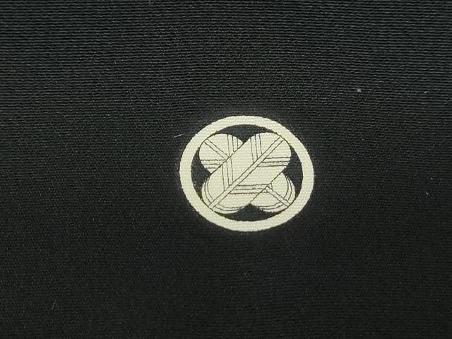 平和屋着物■豪華黒留袖 立波飛鶴枝松文 金彩 正絹 逸品 DABE8673qa