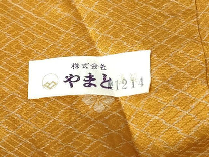 平和屋着物■上質な小紋 松竹梅 横笛 暈し染め 金彩 やまと誂製 正絹 逸品 DABE8681qa