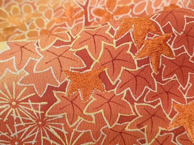 平和屋着物■豪華黒留袖 刺繍 樹林文 暈し染め 金糸 金彩 正絹 逸品 DABE8683qa