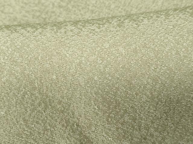 平和屋着物■上質な色無地 霞地紋 白橡色 正絹 逸品 DABE8684qa