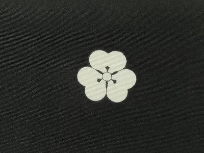 平和屋着物■豪華黒留袖 友禅 作家物 渡橋飛鶴花松文 正絹 逸品 DABE8699qa