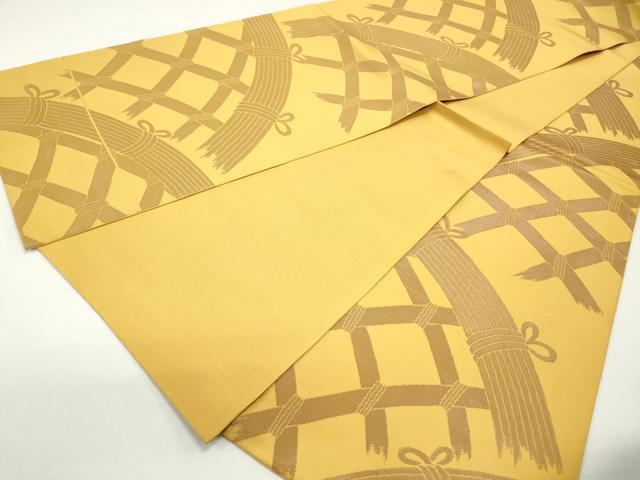 平和屋着物◎全通柄　本袋帯　北山錦　籬文　正絹　逸品　DABE8734qa