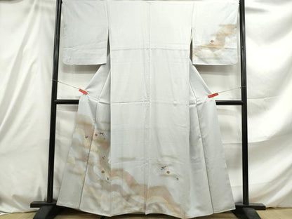 平和屋着物■訪問着 道長宝尽くし花文 暈し染め 金彩 正絹 逸品 DABE8797qa