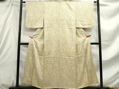 平和屋着物■上質な小紋 葉尽くし文 正絹 逸品 DABE8798qa