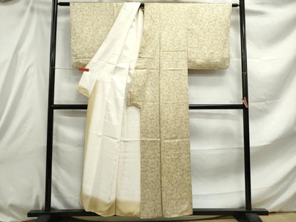 平和屋着物■上質な小紋 葉尽くし文 正絹 逸品 DABE8798qa