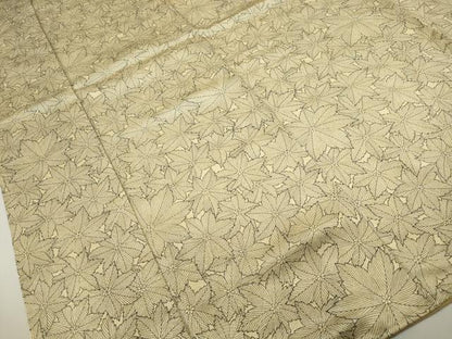 平和屋着物■上質な小紋 葉尽くし文 正絹 逸品 DABE8798qa