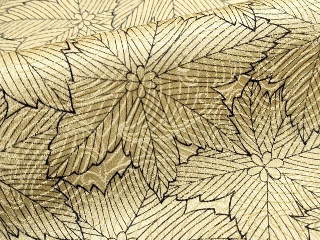 平和屋着物■上質な小紋 葉尽くし文 正絹 逸品 DABE8798qa
