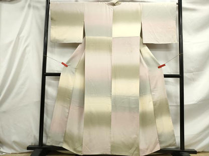 平和屋着物■訪問着 刺繍 霞文 暈し染め 正絹 逸品 DABE8808qa