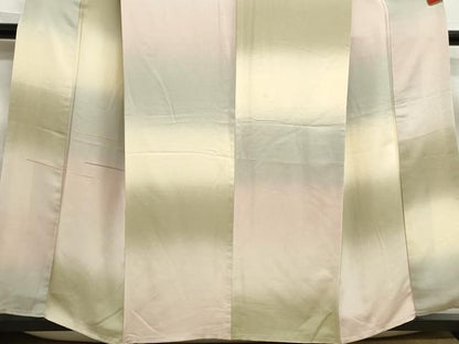平和屋着物■訪問着 刺繍 霞文 暈し染め 正絹 逸品 DABE8808qa