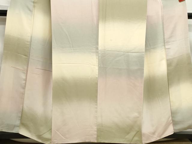 平和屋着物■訪問着 刺繍 霞文 暈し染め 正絹 逸品 DABE8808qa
