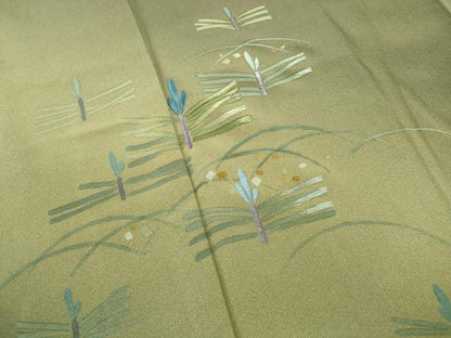 平和屋着物■訪問着 刺繍 幾何学文 暈し染め 正絹 逸品 DABE8820qa