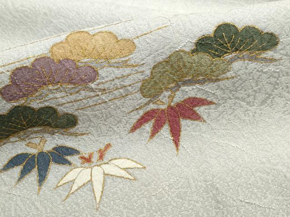 平和屋着物■訪問着 松竹梅 金彩 正絹 逸品 DABE8827qa