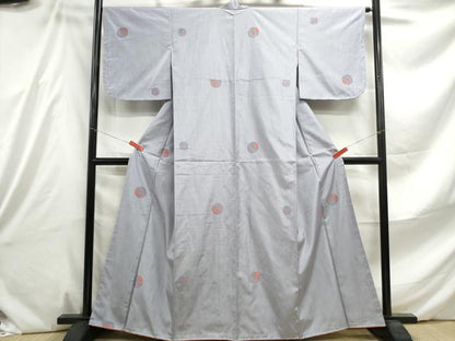平和屋着物■上質な紬 花織 手鞠 正絹 逸品 DABE8832qa