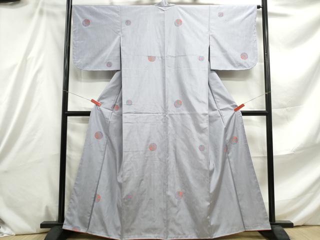 平和屋着物■上質な紬 花織 手鞠 正絹 逸品 DABE8832qa