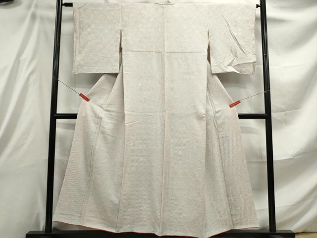 平和屋着物●大変加工の良い総絞り小紋　正絹　逸品　DABB0394ud 平和屋着物○大変加工の良い総絞り小紋 まるやま扱い 正絹 逸品