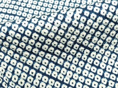 平和屋着物■大変加工の良い総絞り小紋　正絹　逸品　DABE8837qa