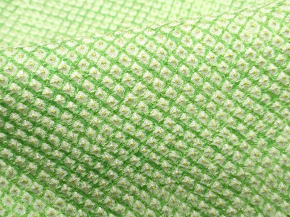 平和屋着物■大変加工の良い総絞り小紋 正絹 逸品 DABE8838qa